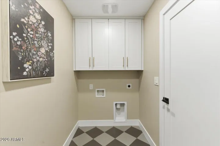 Laundry Area! Custom built in sink!