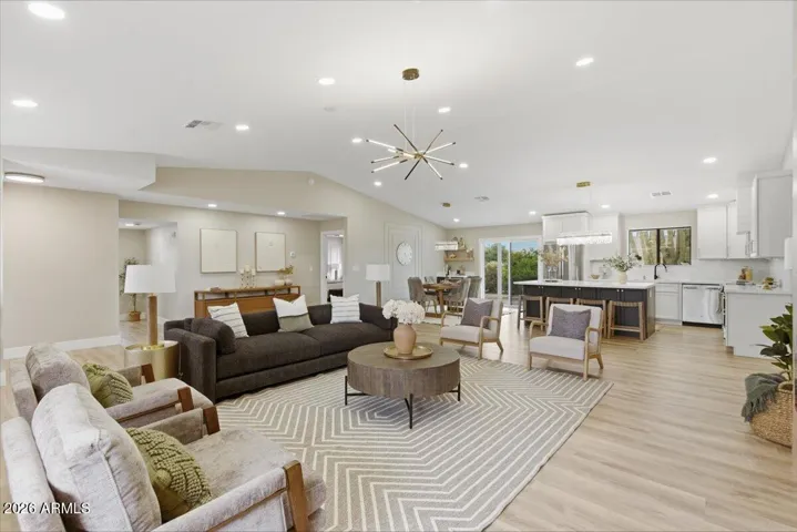Great Room! All New Kitchen! Custom Island! Custom Bar! Formal Dining Area! New Smooth Wall Texture!