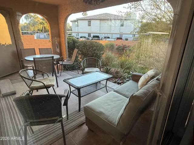 Lush Private Patio