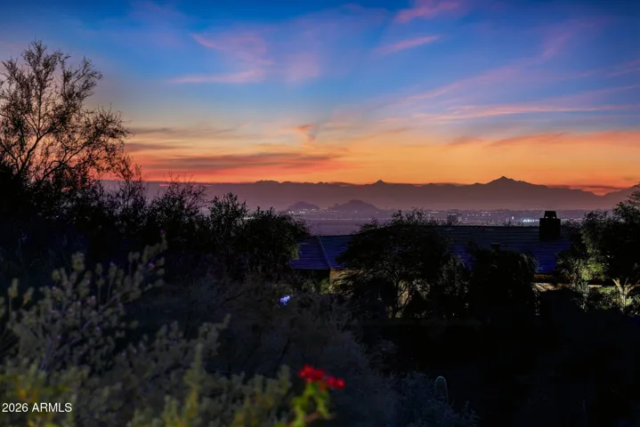Stunning mountain, city-light, and sunset VIEWS