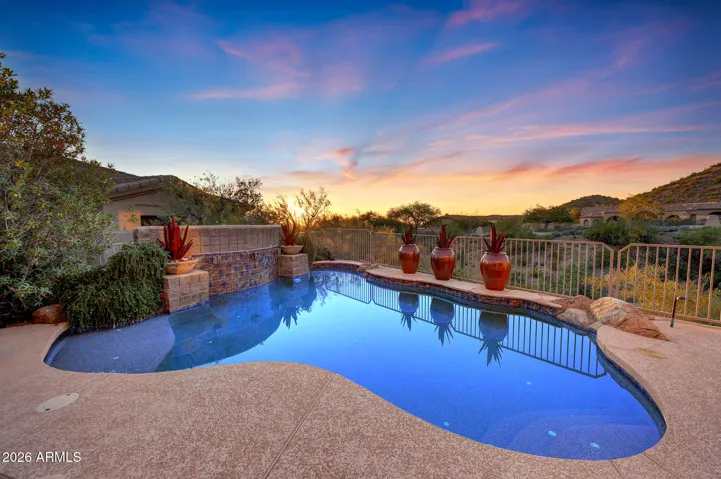 Sparkling PebbleTec pool