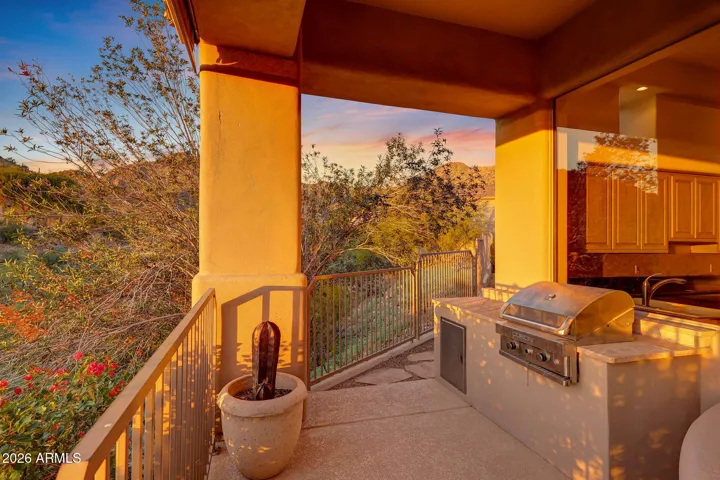 Equipped with automatic patio shades