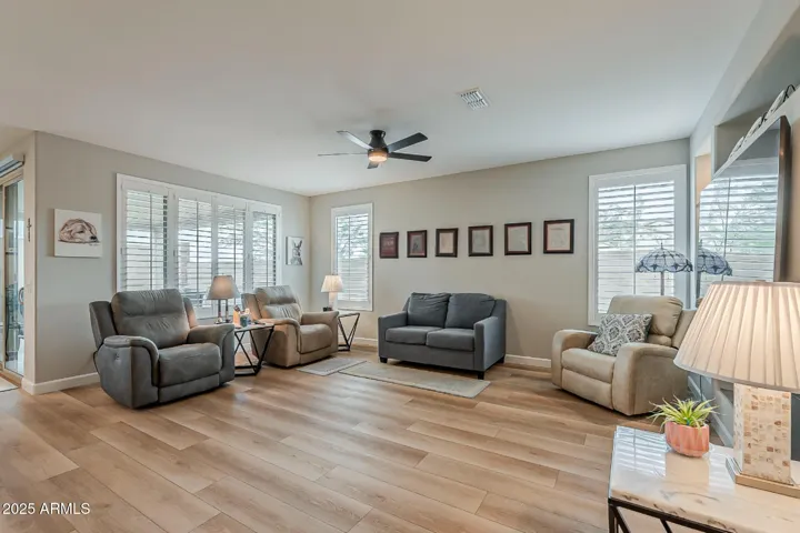 After Construction Luxury Vinyl Plank Installed Throughout