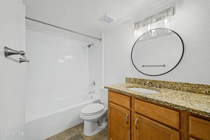 Bright, Clean Updated shower, tub