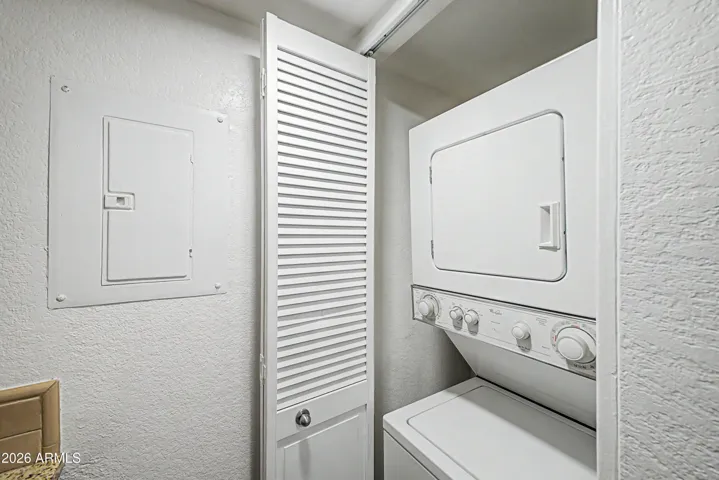 In-Unit Stackable Washer Dryer