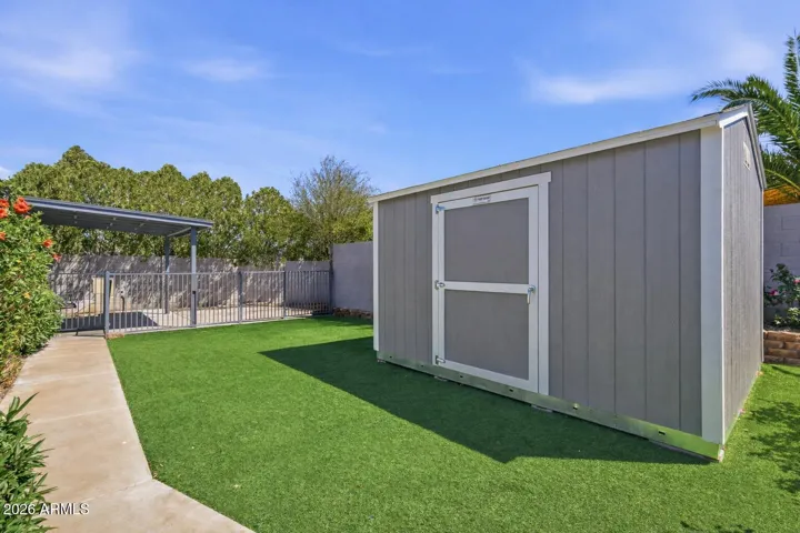 Large storage shed (kennel virtually removed)