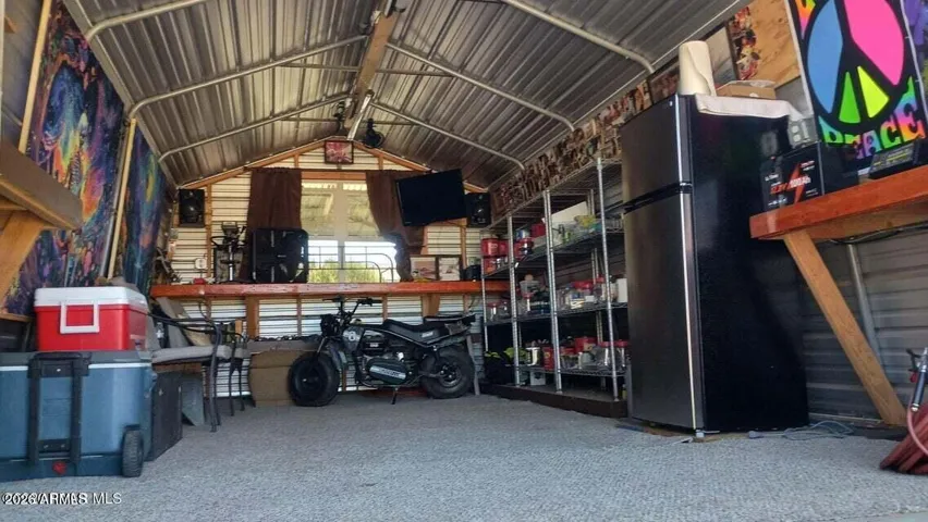 The Garage/Shop has power.