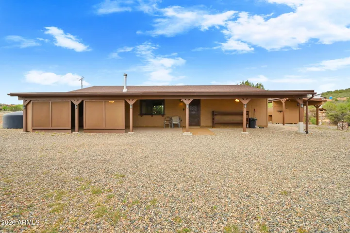 The Covered Back Patio offers options for outdoor living.