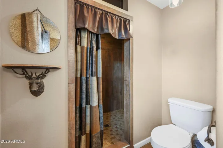 Custom Tiled Walk-In Shower.