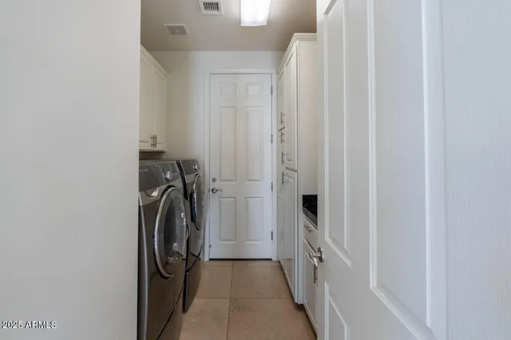 Direct access to the two car garage.