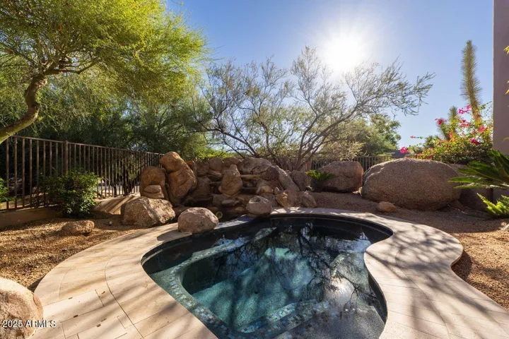 Over-sized heated spa (2024).