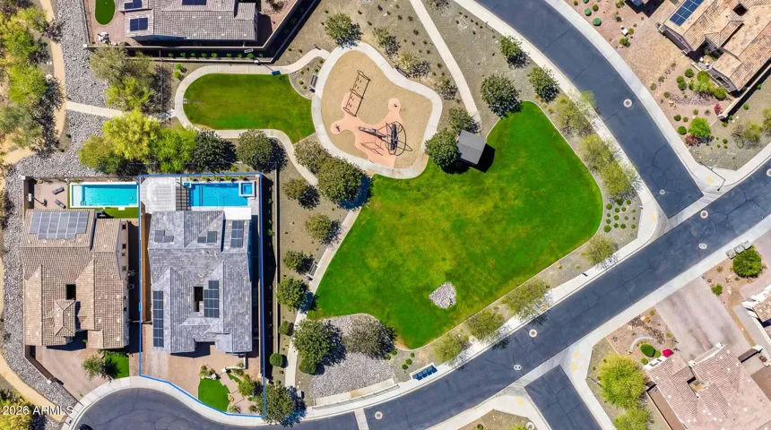 unique lot is peaceful and private