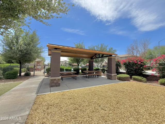 Community playground and pavilion