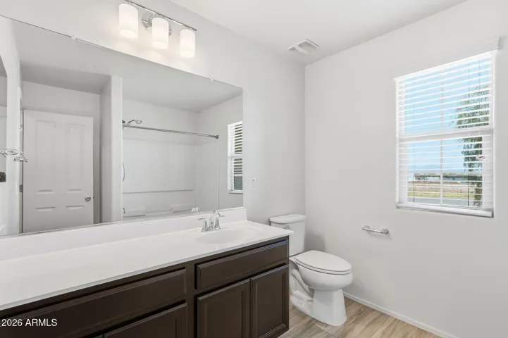 Full Bath Upstairs for Bedrooms 2 & 3