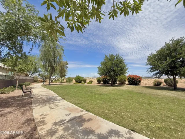 Large green space across the street from the home!
