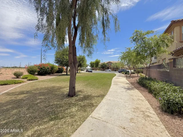 Large green space across the street from the home!