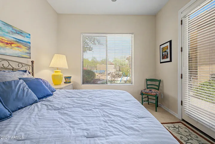Casita has a bedroom and full bathroom