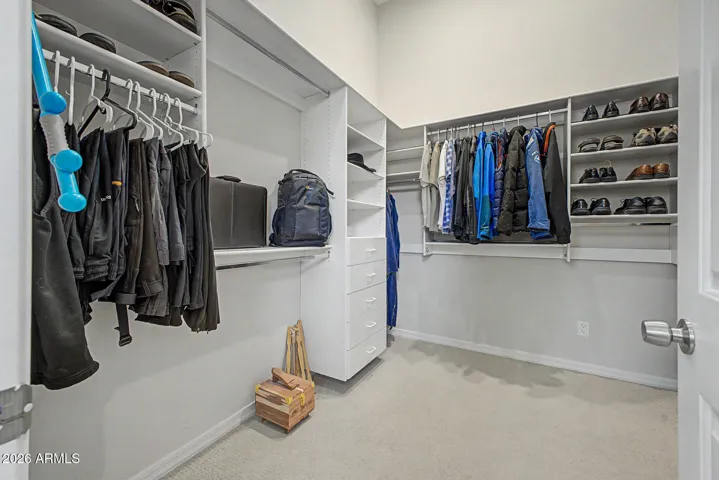Huge master closet