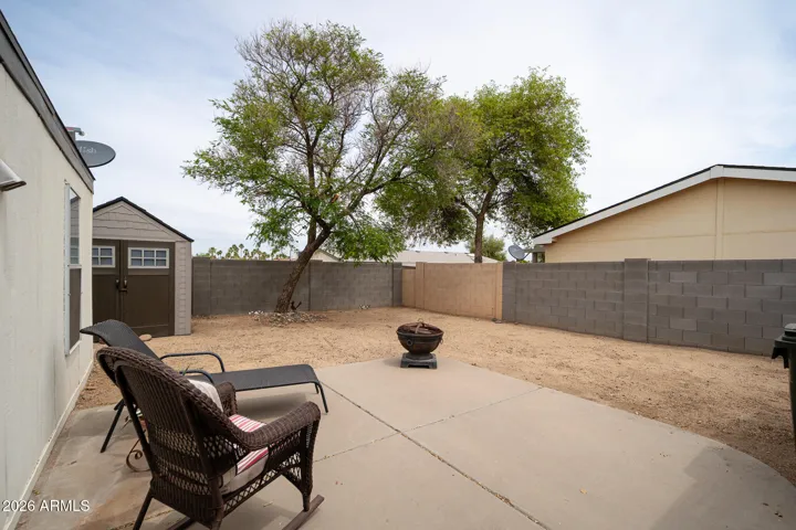 REAR PATIO.