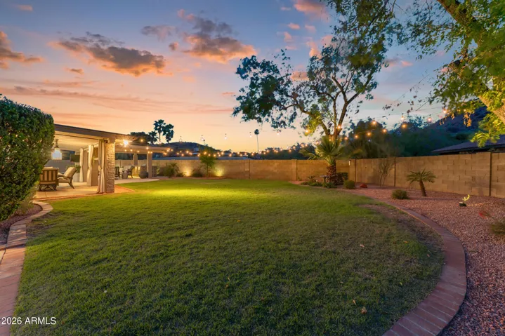 West Backyard Lawn