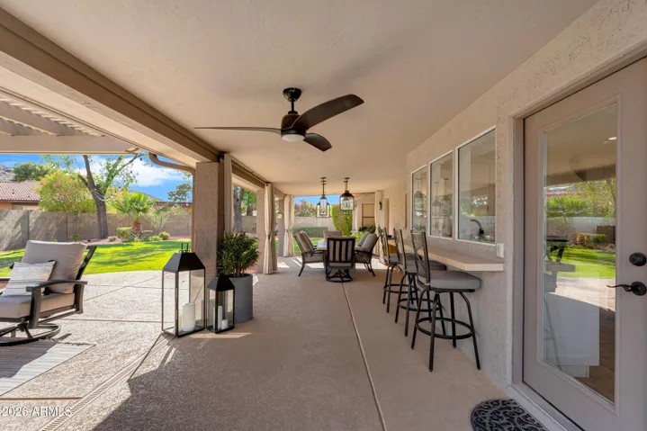 Rear Patio