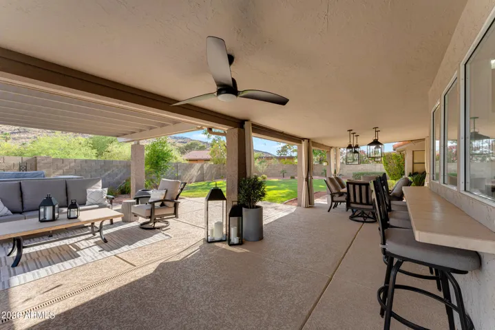 Rear Covered Patio