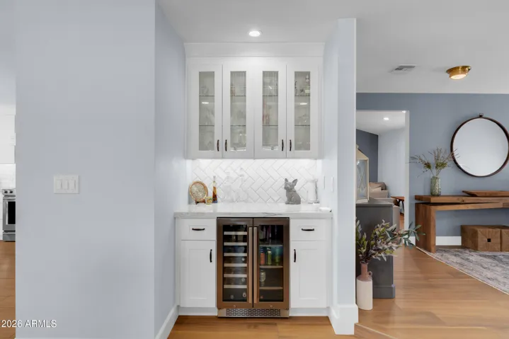 Dry Bar off of Family Room