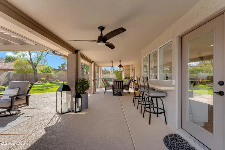 Rear Patio