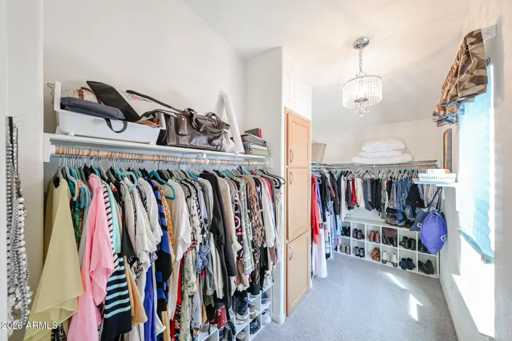 Master bedroom closet