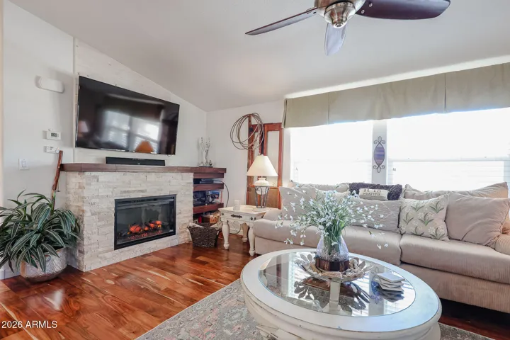 Fan in living room
