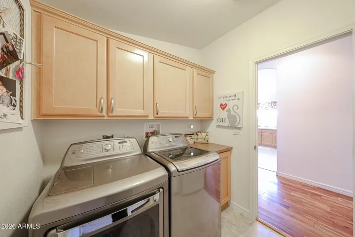 Laundry room inside