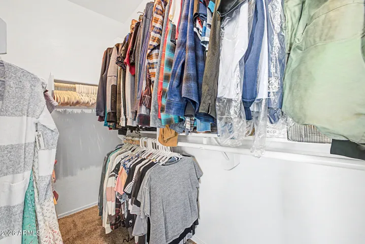 Good size walk-in closet