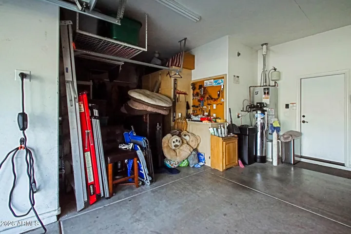 With overhead storage