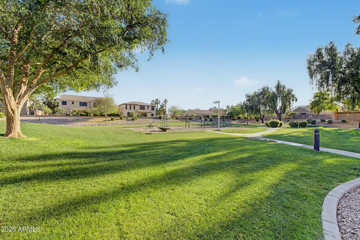 There are several neighborhood parks.