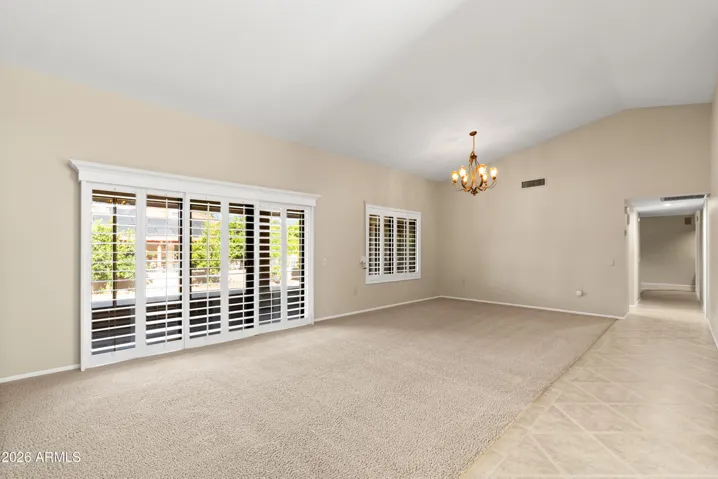 With access to screen in back patio. Popcorn ceilings removed, ceilings textured & painted and interior walls painted in 2018