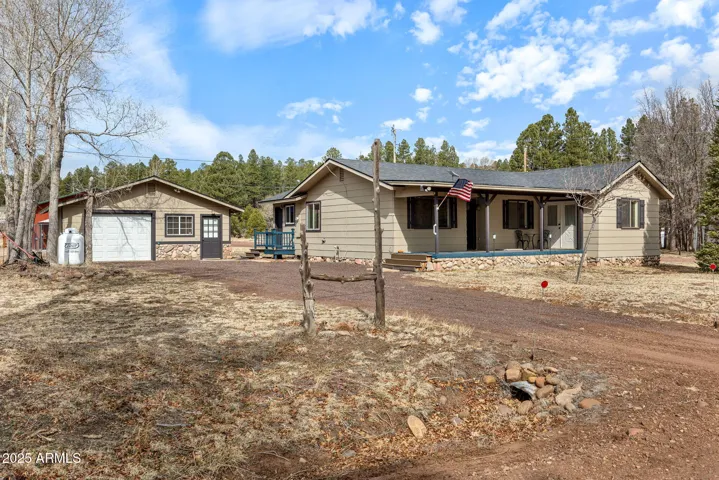 Main house, guest house, and garage