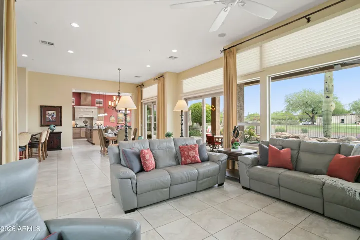 TO KITCHEN WITH OUTDOOR VIEWS