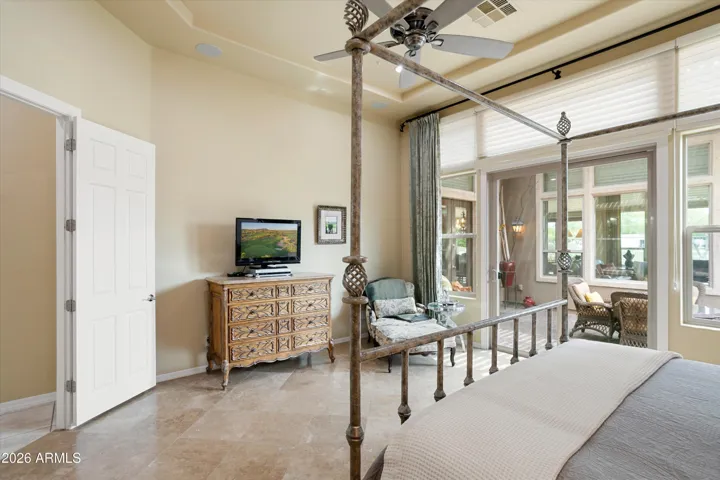 SLIDING GLASS DOOR TO SIDE COURTYARD