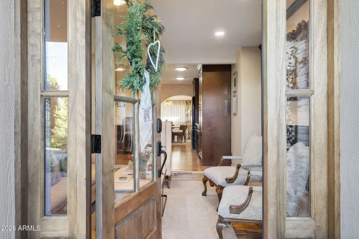 Main house entry