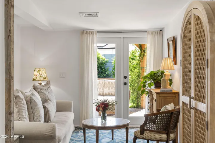 Guest house sitting room