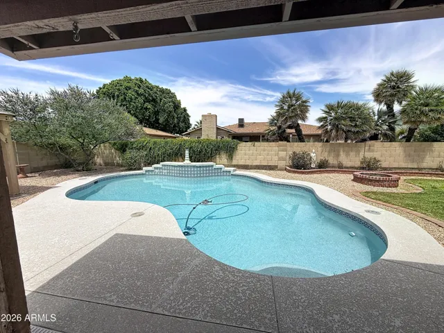 Pebbletec play pool re done in 2023 and outdoor firepit.