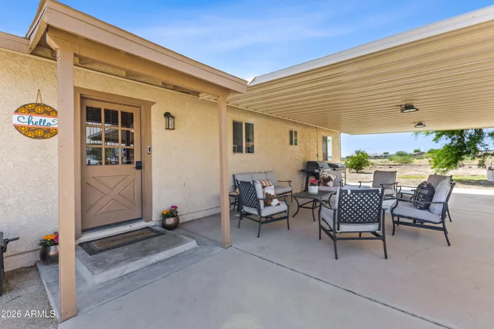 Back Door, Covered Patio