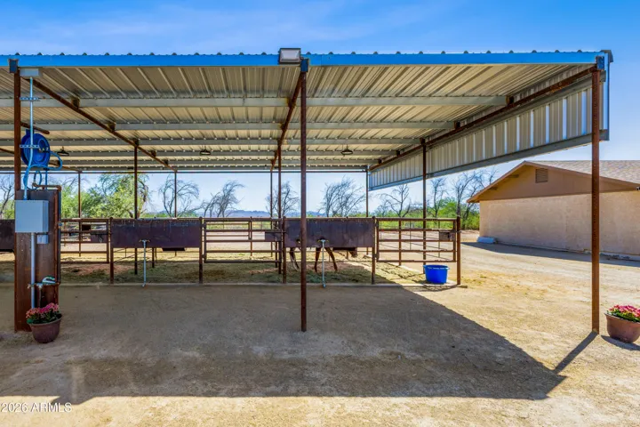 Covered Horse Stalls