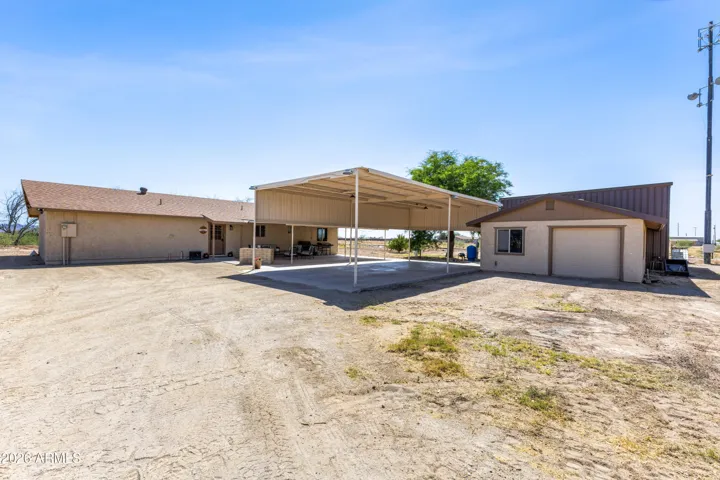 Large Shaded Carport, Detached and Shop