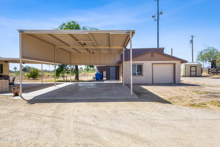Extended Height Carport