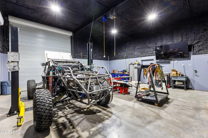 Inside Insulated Shop