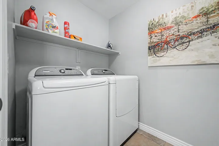 Downstairs laundry