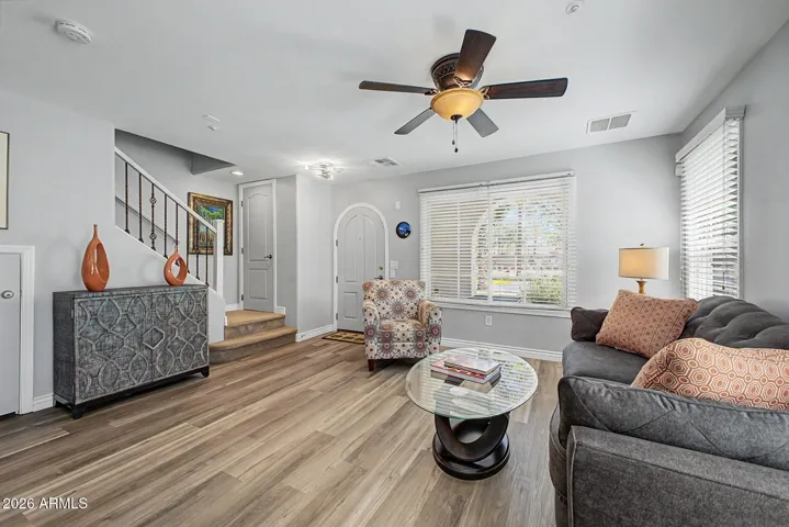 Second level family room, New LVP flooring
