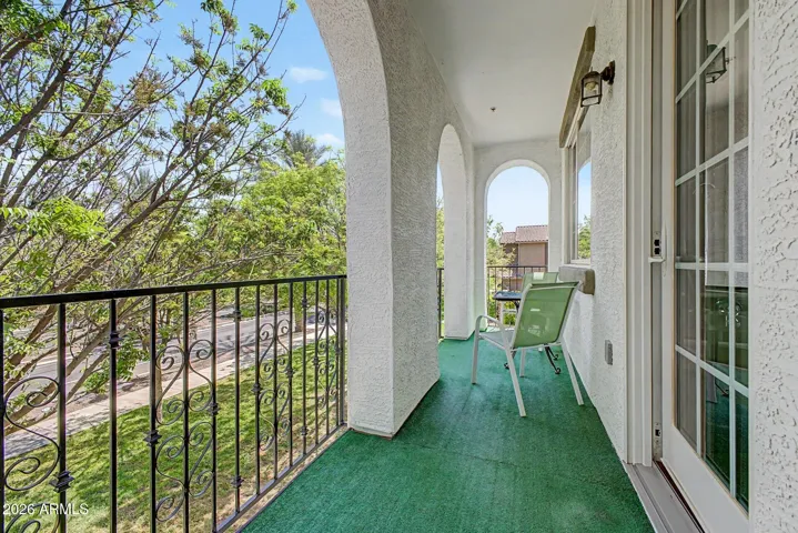Balcony patio off second level