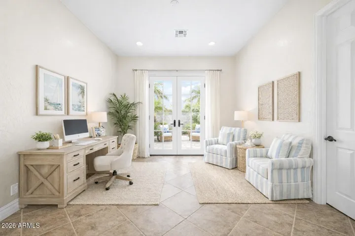 Downstairs bedroom can have so many possibilities!